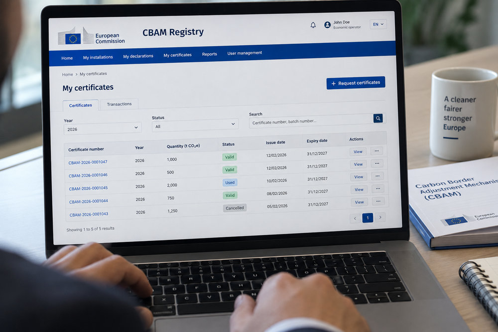 CBAM Declaration & Certificates
